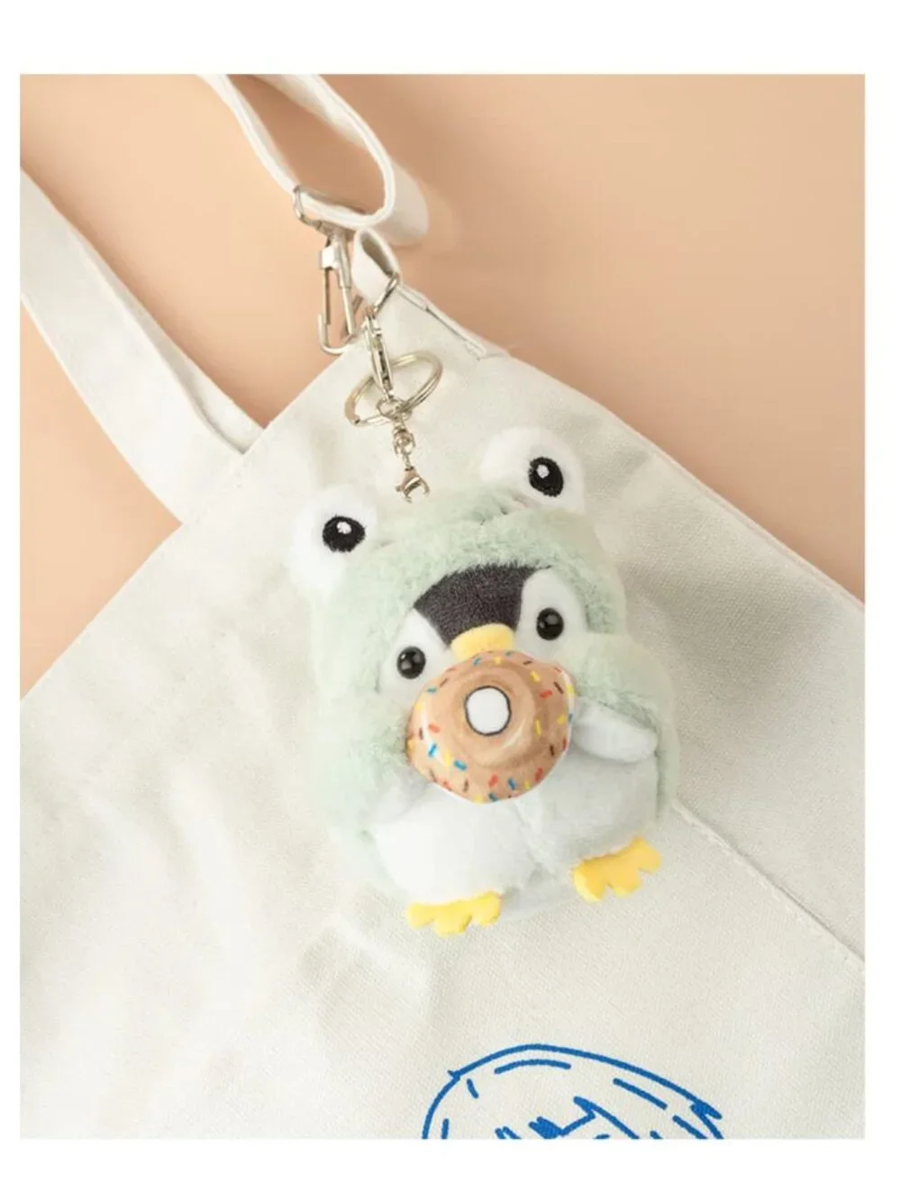 Cute Plush Penguin Pendant Keychain for Handbag, Backpack, Car Keys